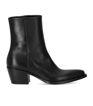 Black Heeled Ankle Boot