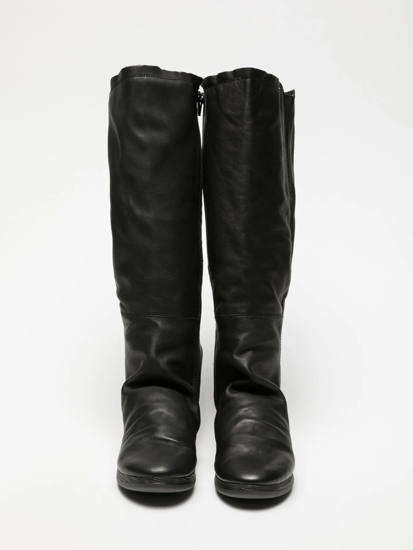 Black Knee-High Boots