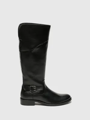 Black Knee-High Boots