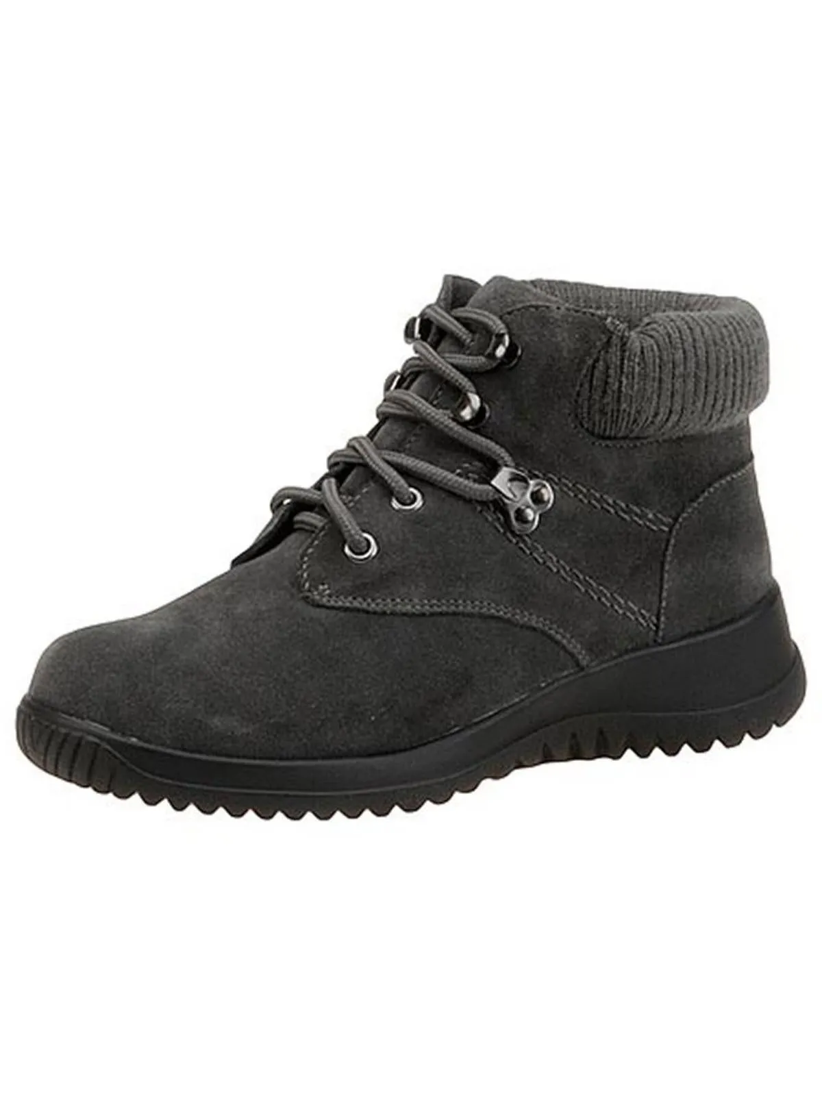 Boston Womens Ribbed Trim  Cold Weather Winter Boots