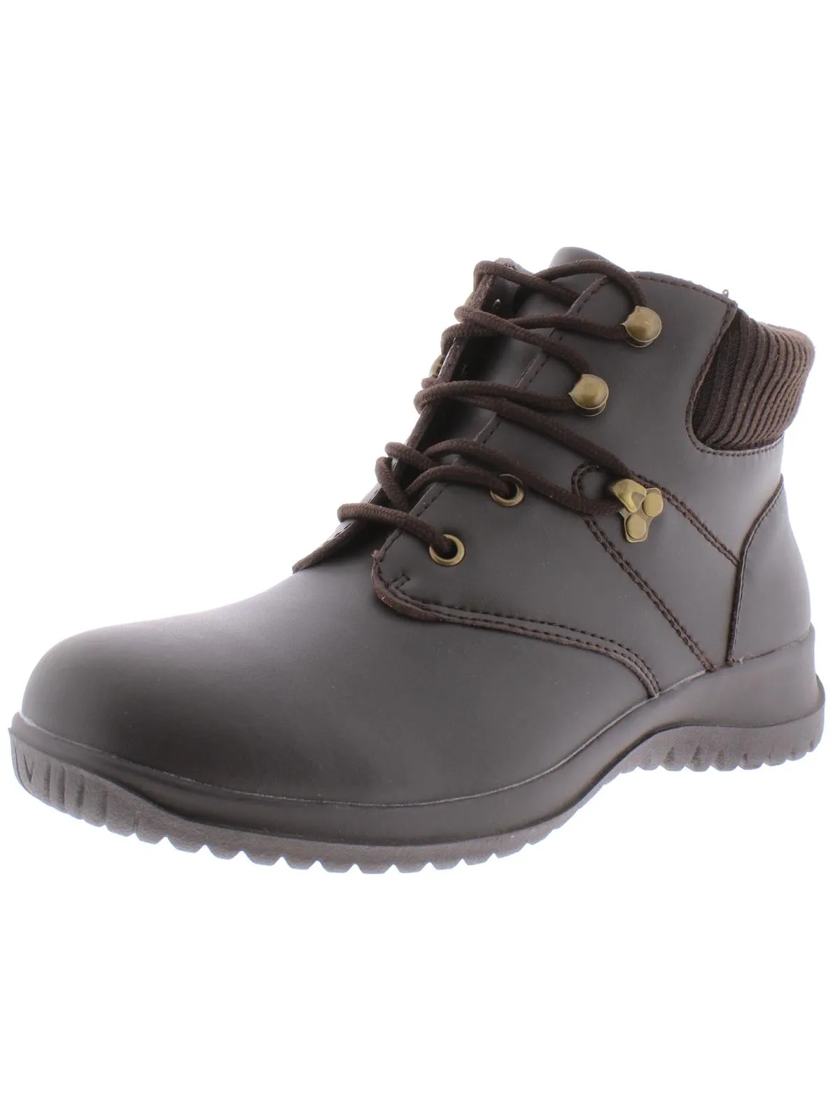 Boston Womens Ribbed Trim  Cold Weather Winter Boots