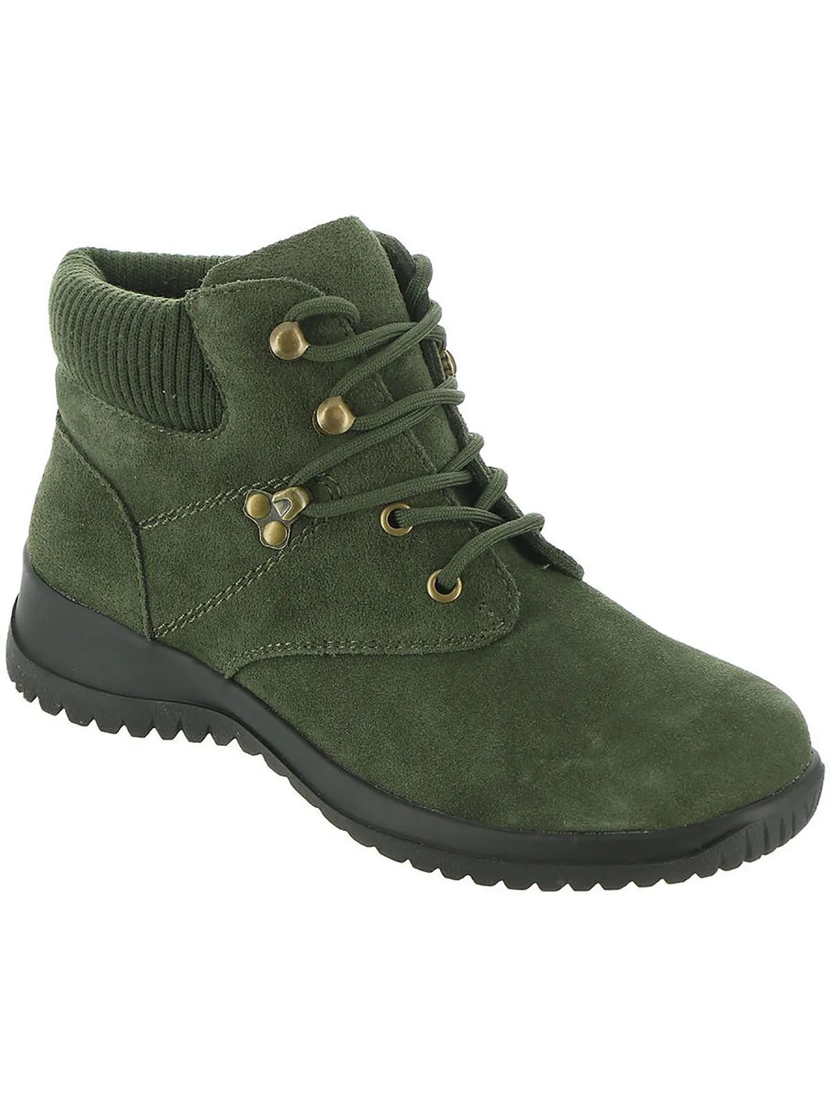 Boston Womens Ribbed Trim  Cold Weather Winter Boots