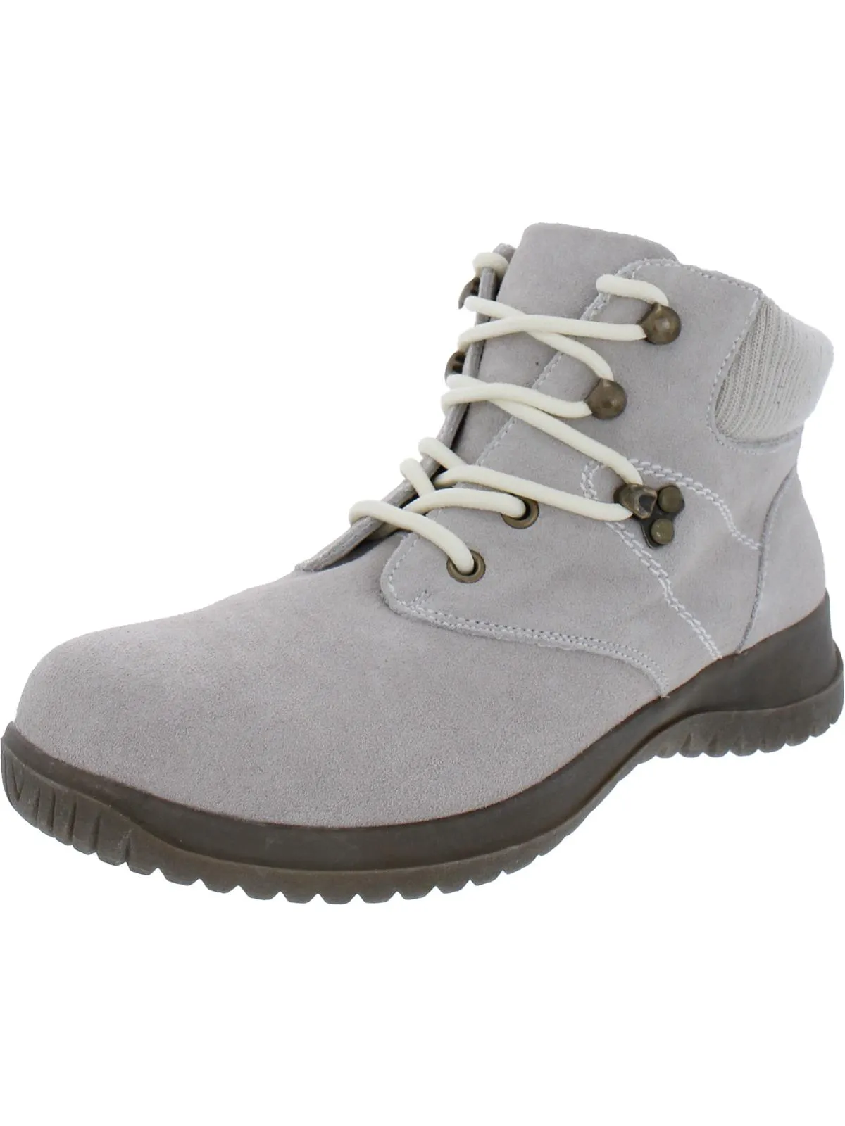 Boston Womens Ribbed Trim  Cold Weather Winter Boots