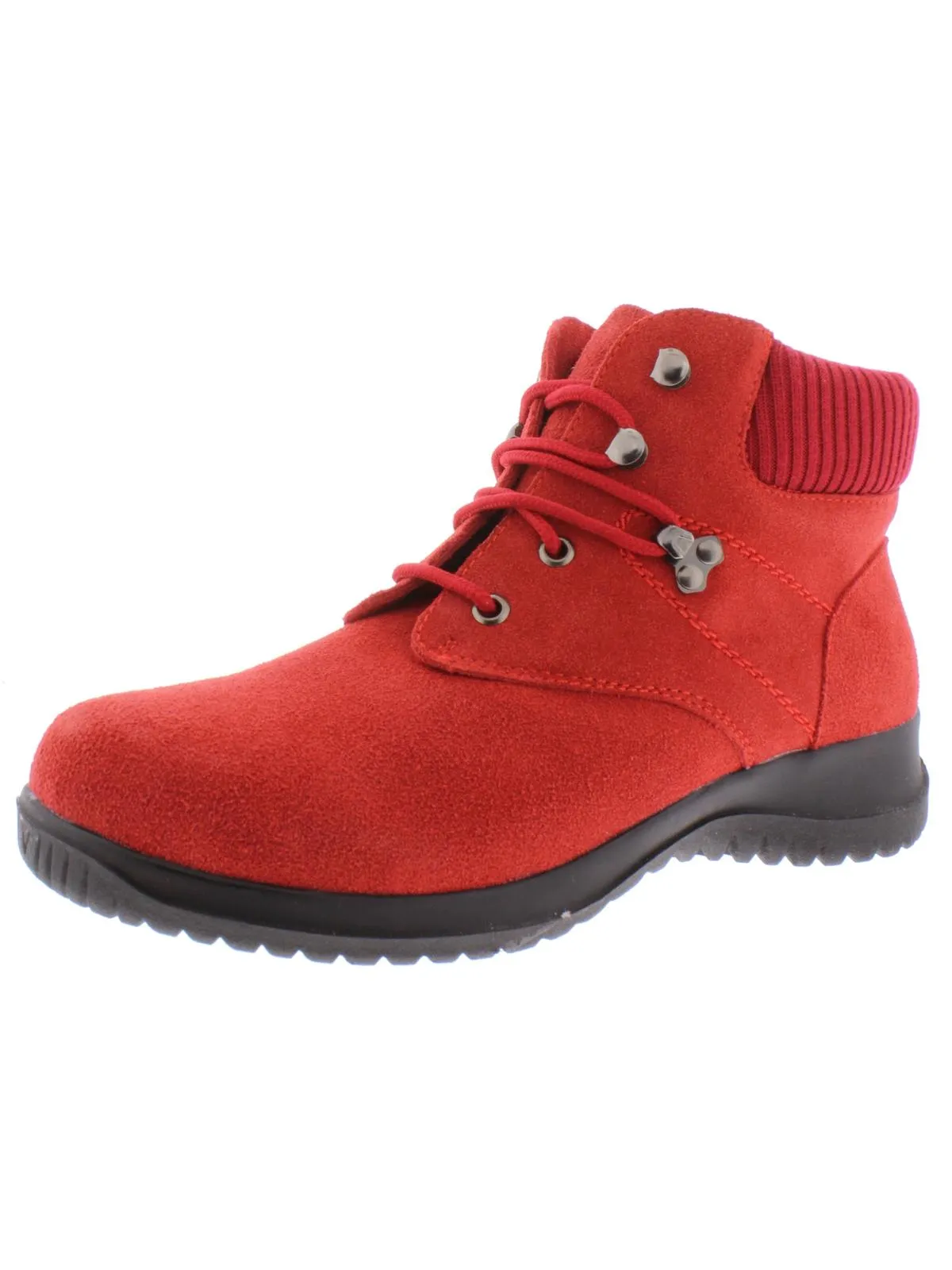 Boston Womens Ribbed Trim  Cold Weather Winter Boots