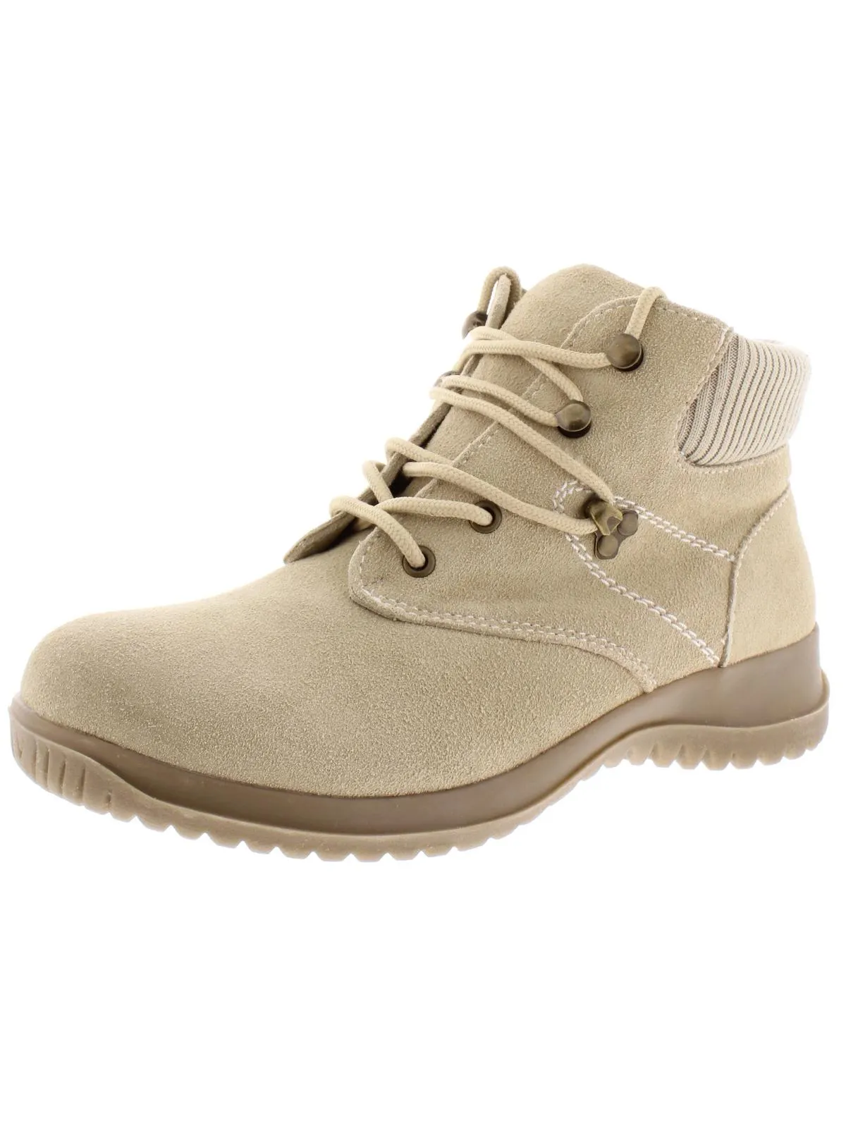 Boston Womens Ribbed Trim  Cold Weather Winter Boots