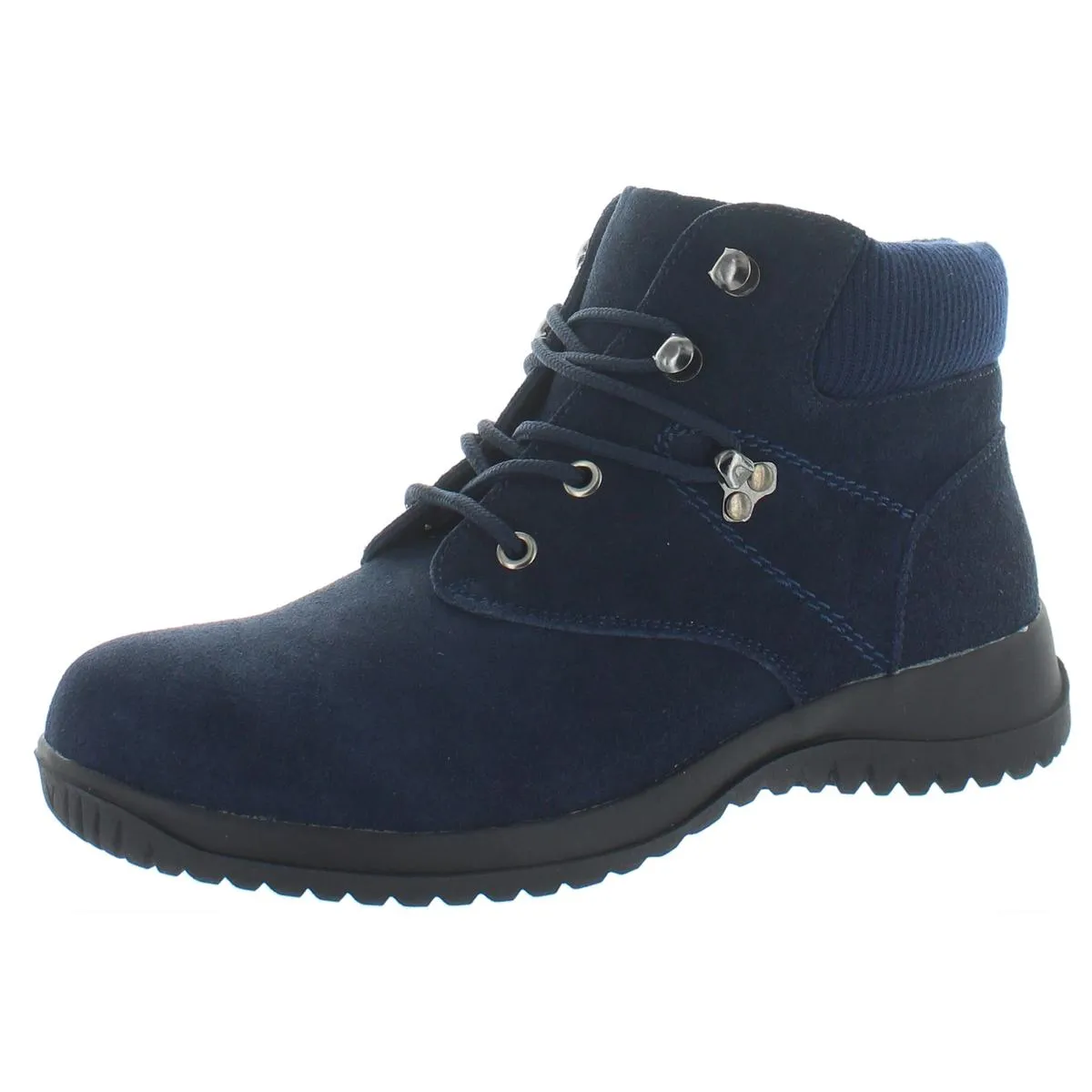 Boston Womens Ribbed Trim  Cold Weather Winter Boots