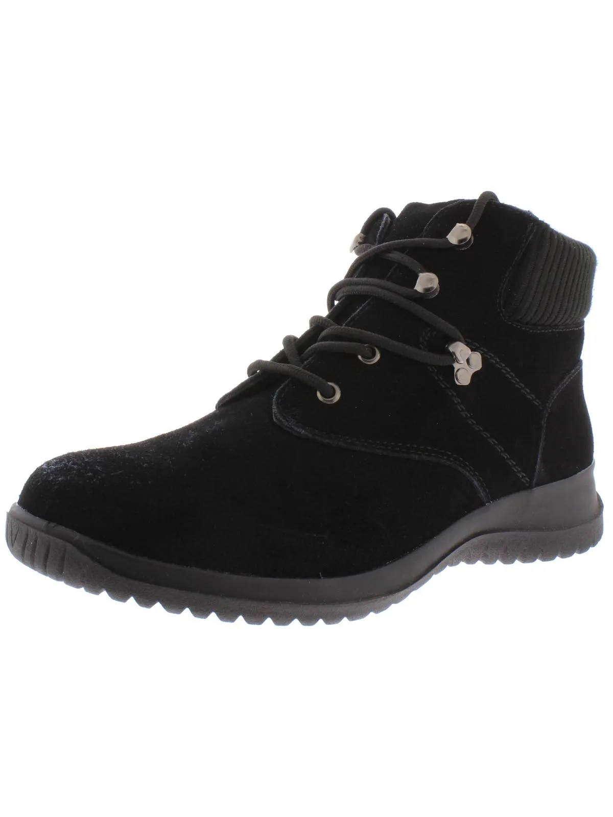 Boston Womens Ribbed Trim  Cold Weather Winter Boots