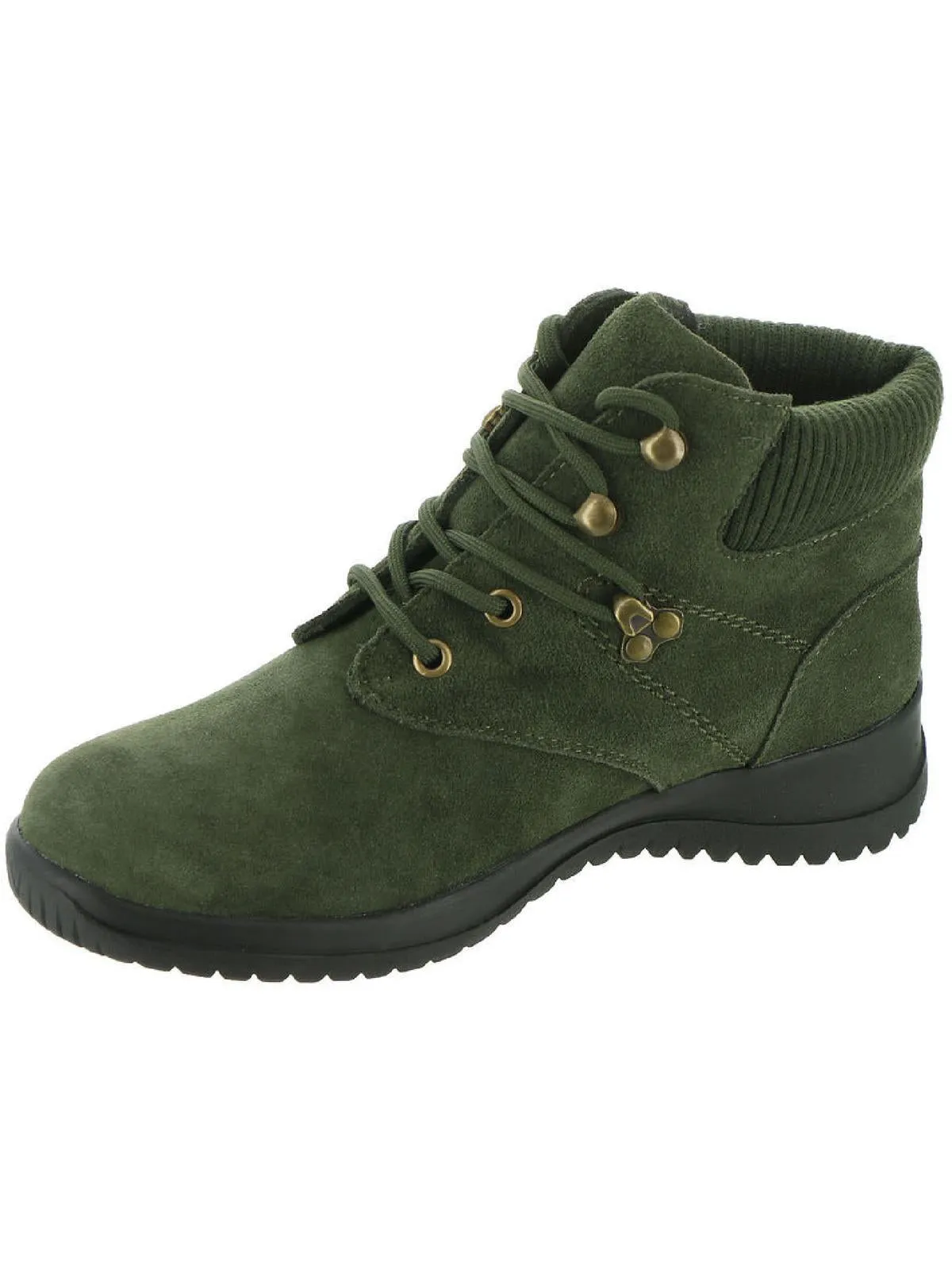 Boston Womens Ribbed Trim  Cold Weather Winter Boots