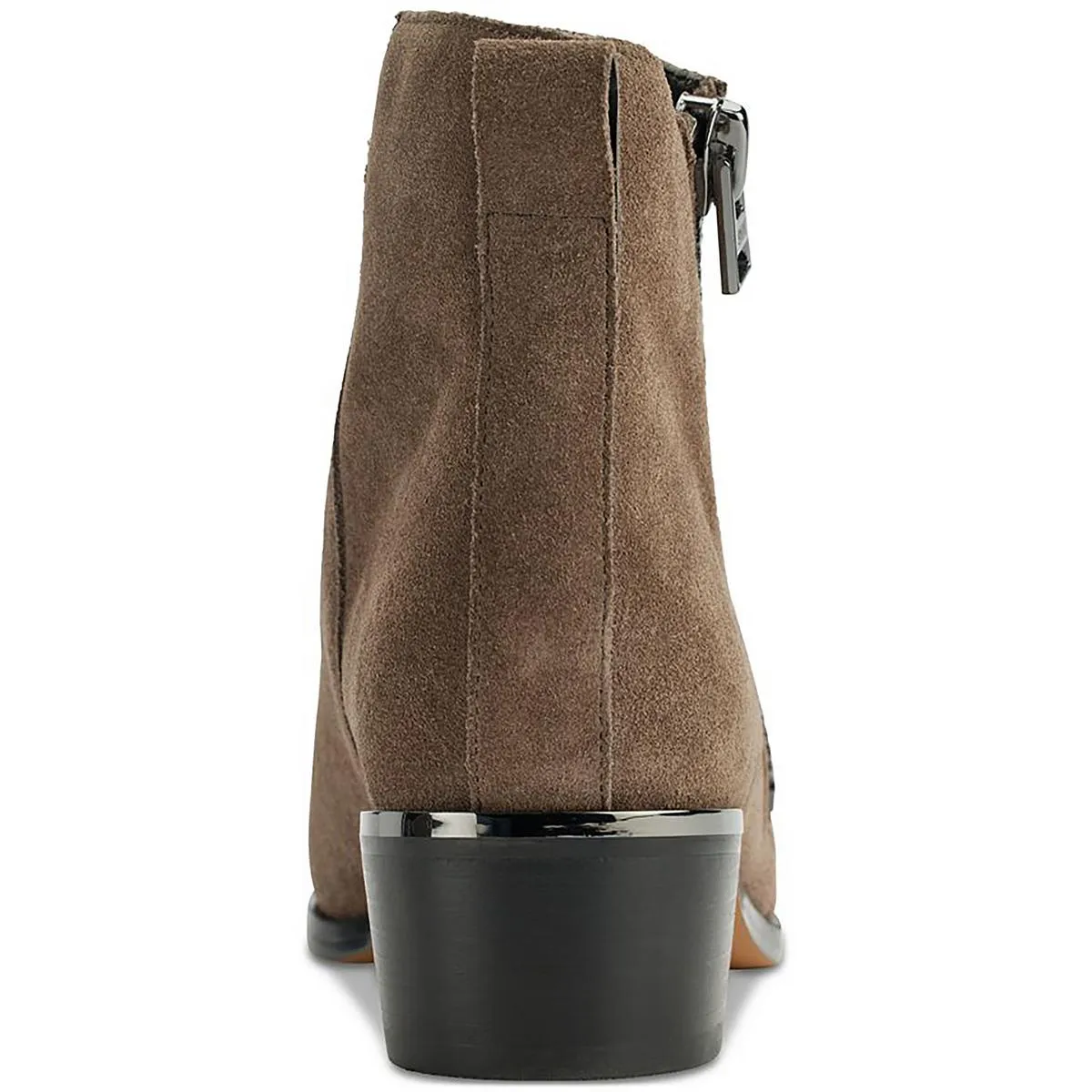 Brenlyn Womens Zipper Suede Ankle Boots