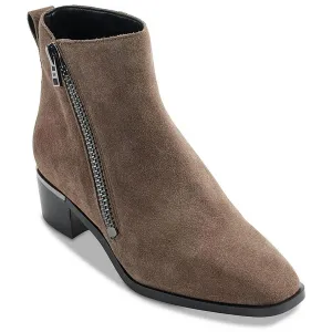 Brenlyn Womens Zipper Suede Ankle Boots