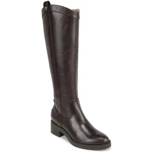 Bridgett Womens Faux Leather Riding Knee-High Boots