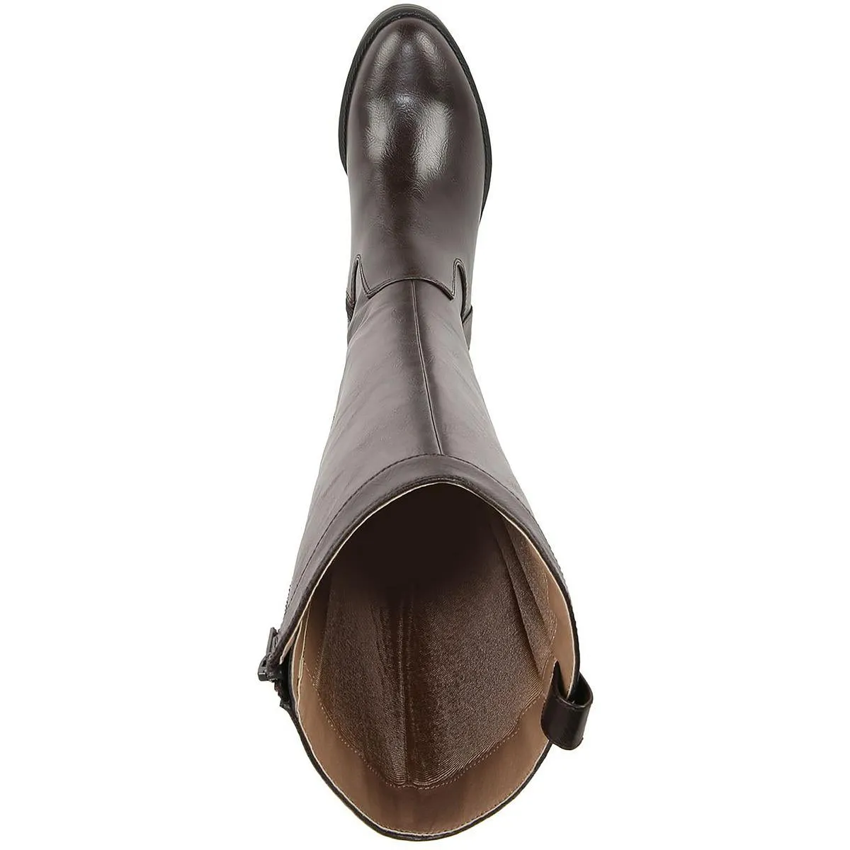 Bridgett Womens Faux Leather Riding Knee-High Boots
