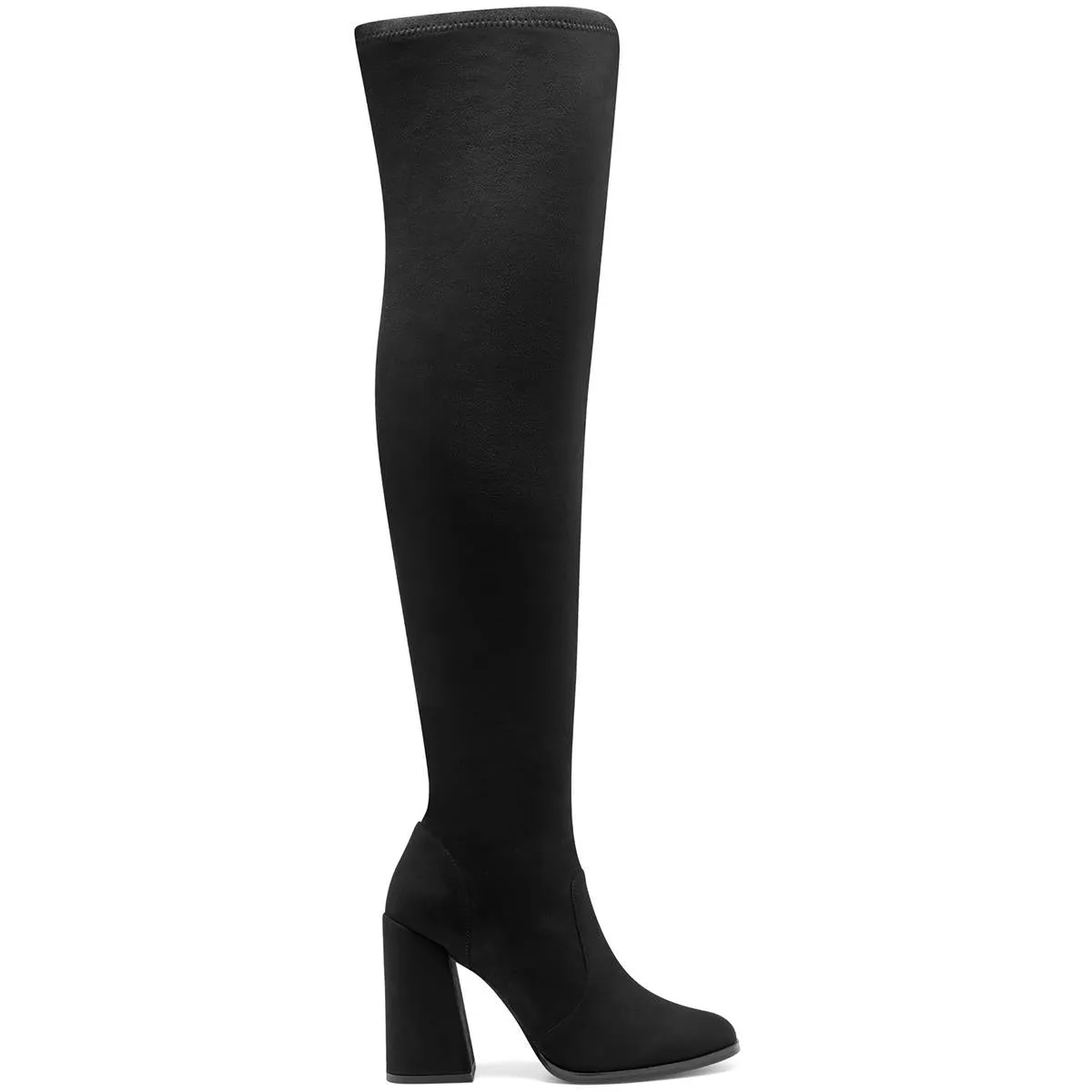 Brixten Womens Faux Suede Tall Over-The-Knee Boots