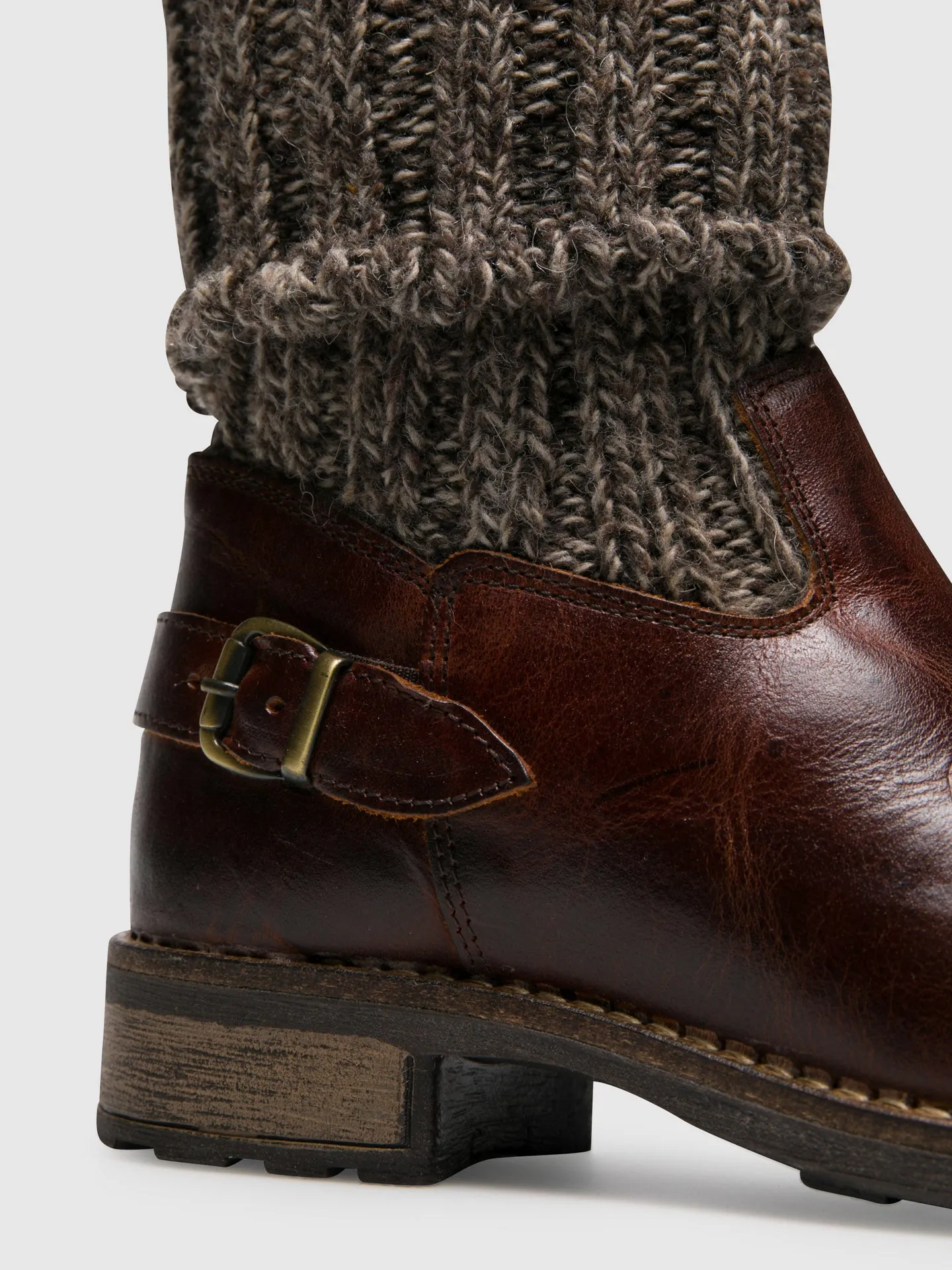 Brown Sock Boots