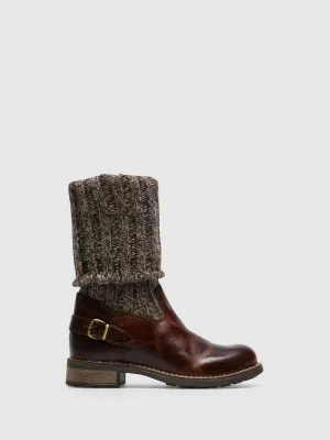 Brown Sock Boots