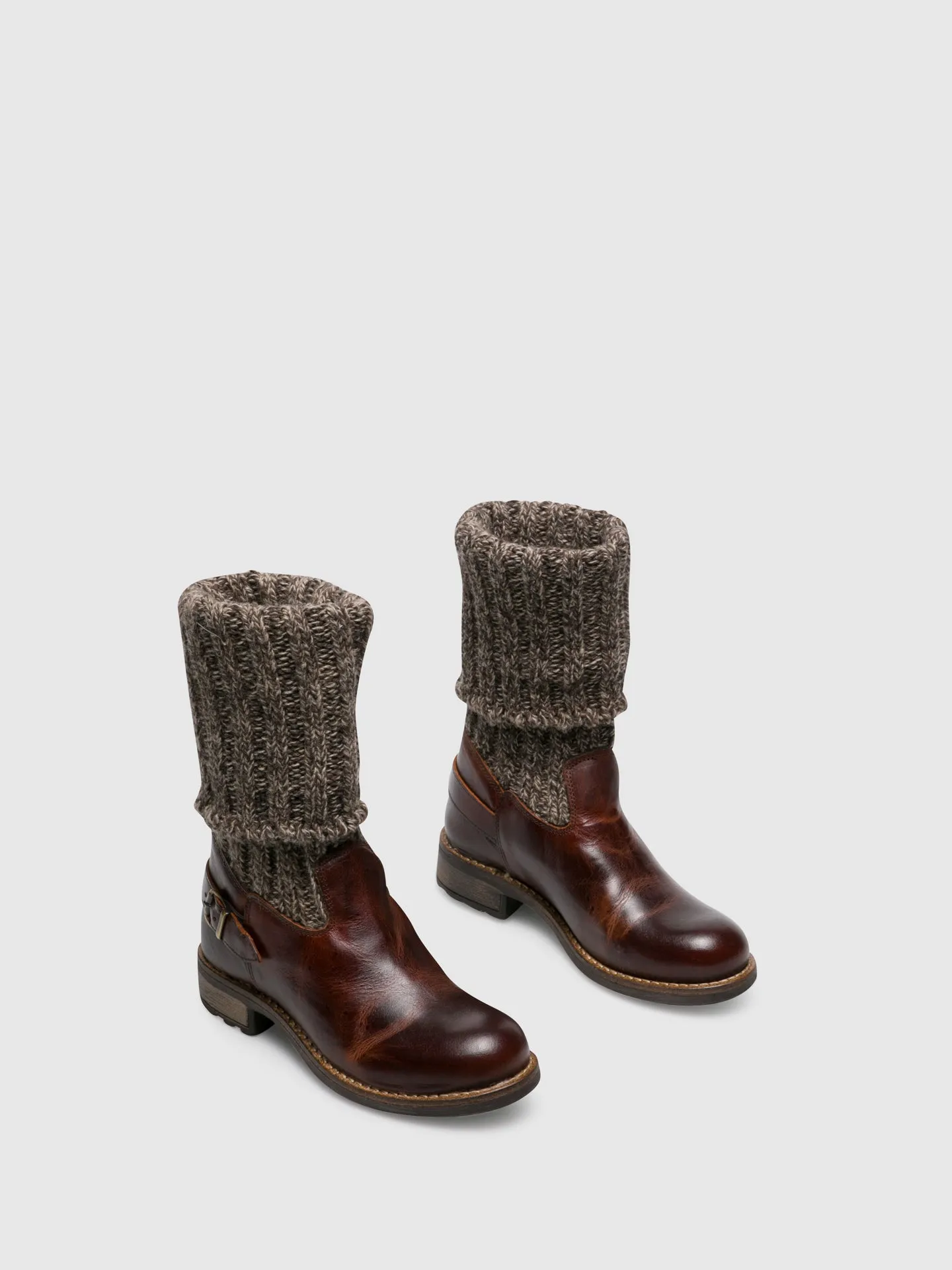 Brown Sock Boots