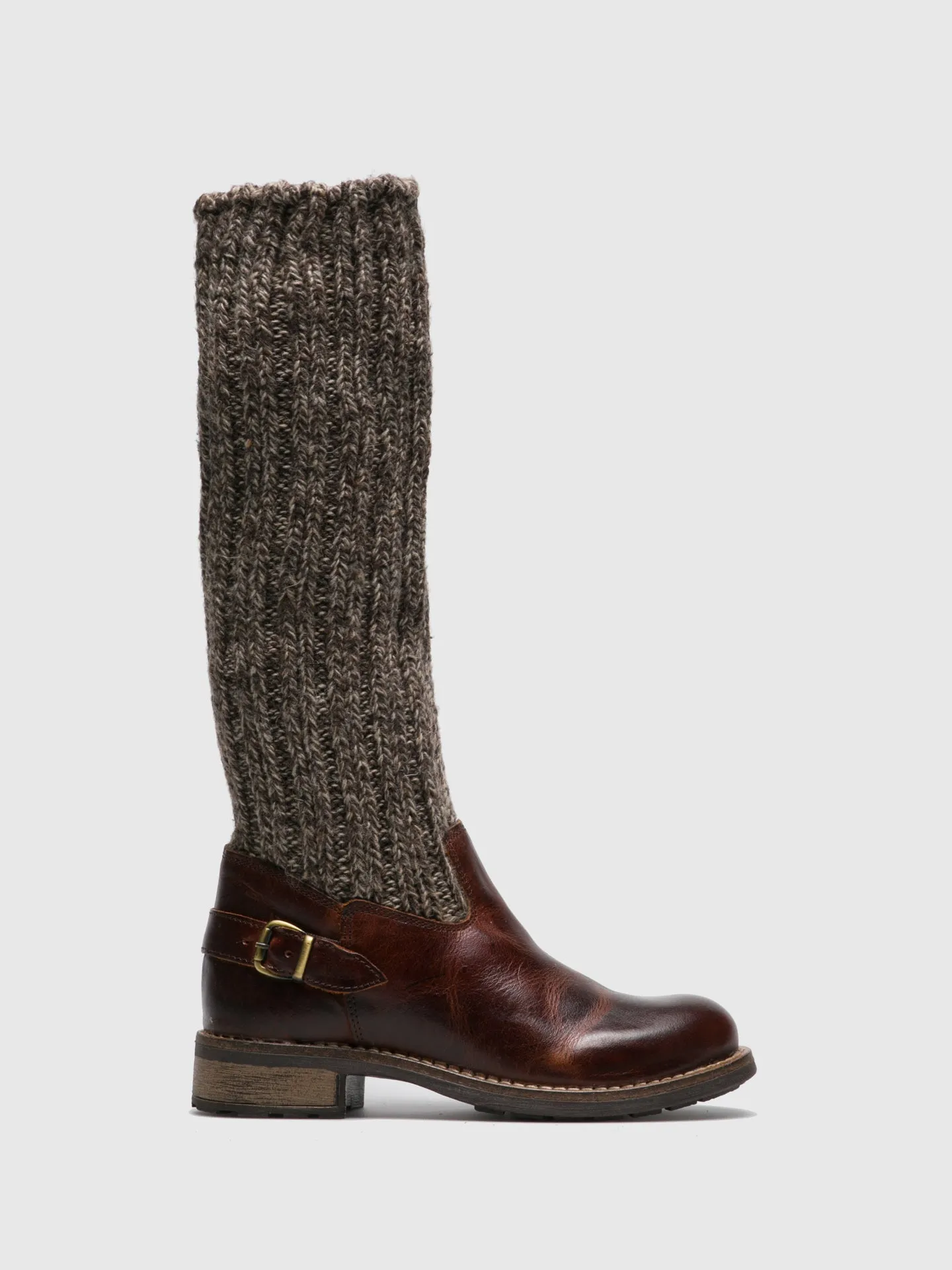 Brown Sock Boots