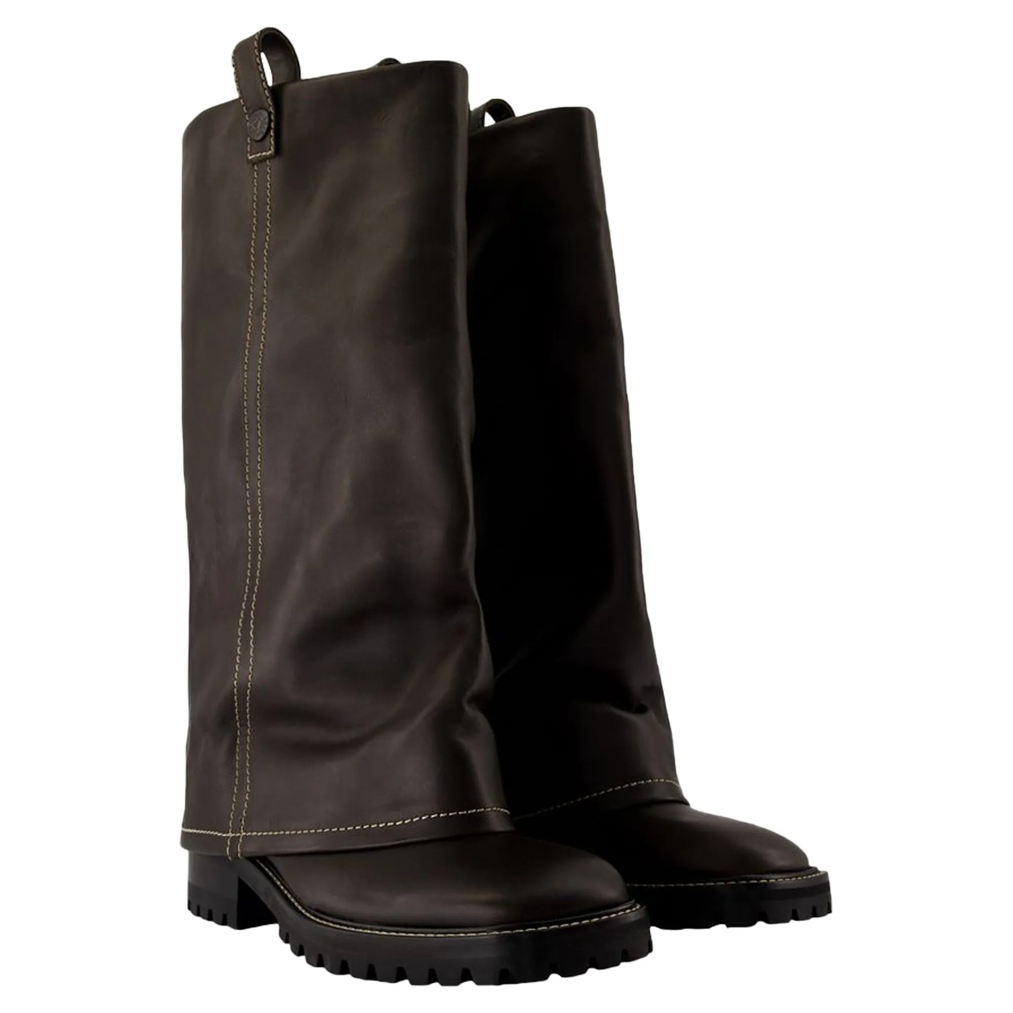 Buckle boots - Acne Studios - Leather - Brown