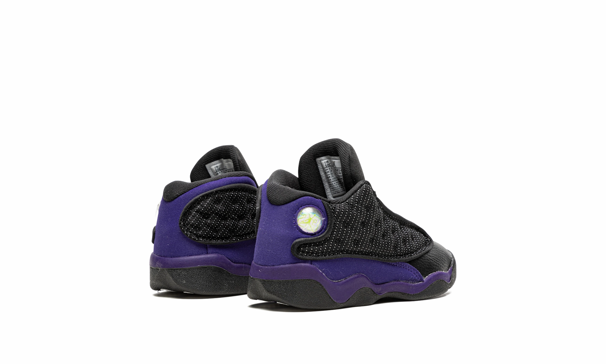 On-The-Go Friendly Air Jordan 13 Retro TD "Court Purple" Vibrant Colors