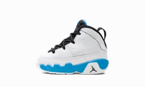 Cute Buckle Closure Air Jordan 9 TD "Powder Blue" Hassle-Free Patent Leather