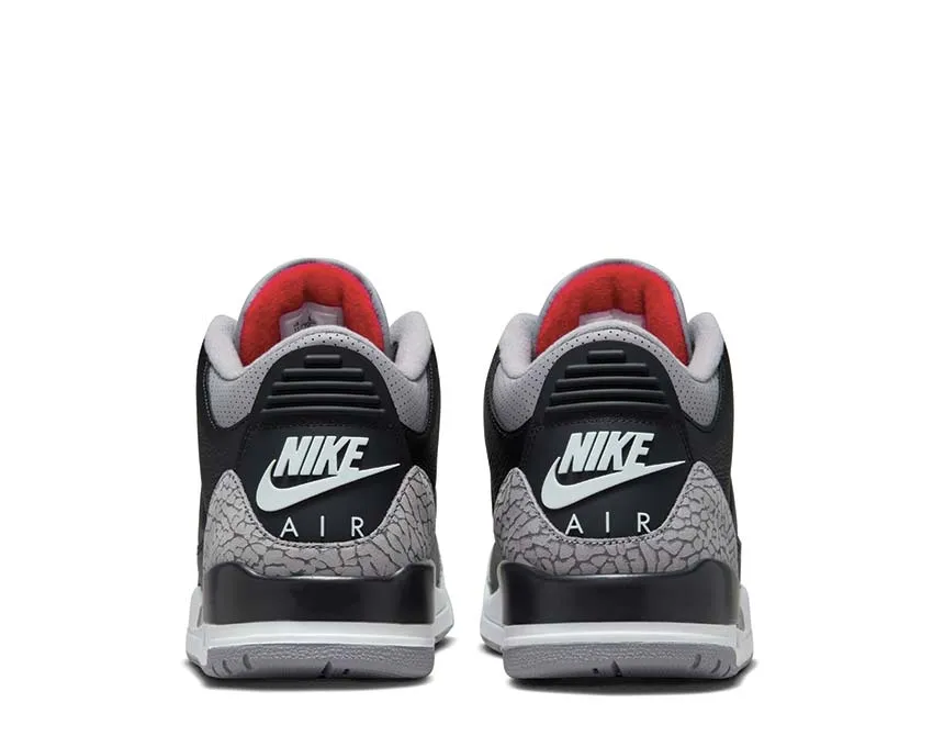 Air Jordan 3 Retro "Black Cement" Craftsmanship You Can Trust, Ultra-Soft Texture, Crafted For Style