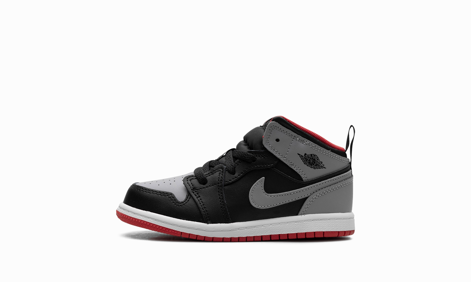 Budget quality special Jordan 1 Mid TD "Black/Cement Grey-fire Red-white" Detachable Strap Be First In Line, No-Fuss Design, Trusted By Thousands