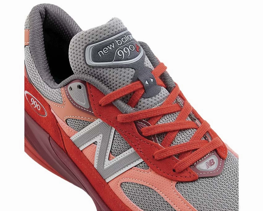 New Balance 990v6 Made in USA "Molten Lava" Oversized