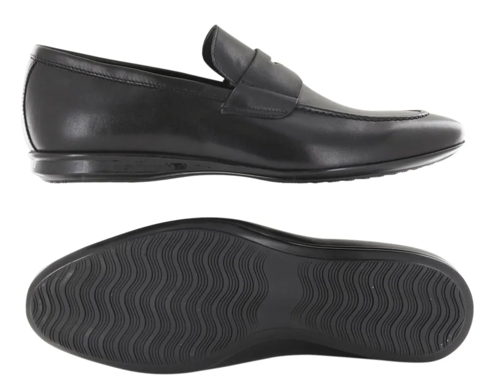 Breathable Build Fiori Di Lusso Black Penny Loafers