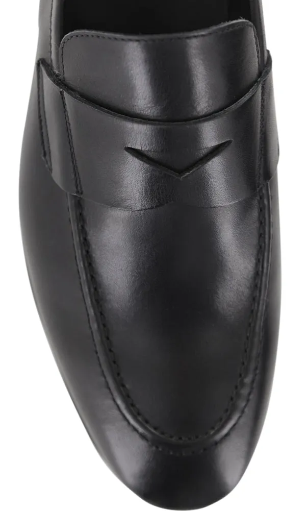 Professional Fiori Di Lusso Black Penny Loafers One Click Away