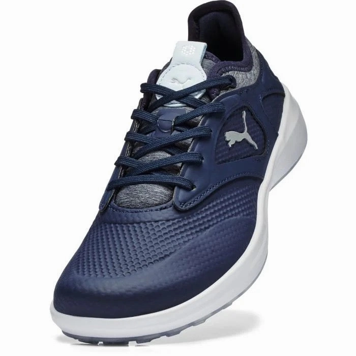 Upgrade Your Essentials New Women's Puma Navy Ignite Malibu Golf Shoe MSP$110 Bold Choice, Great Price