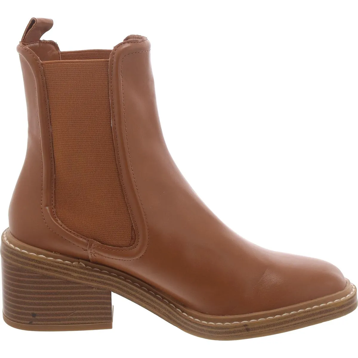 Cabell Womens Faux Suede Round Toe Chelsea Boots