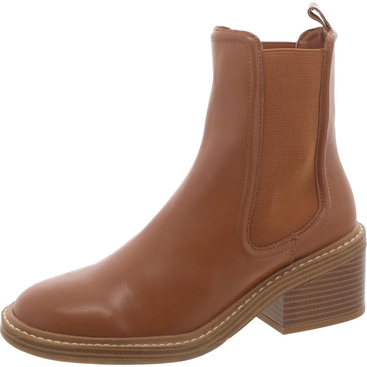 Cabell Womens Faux Suede Round Toe Chelsea Boots
