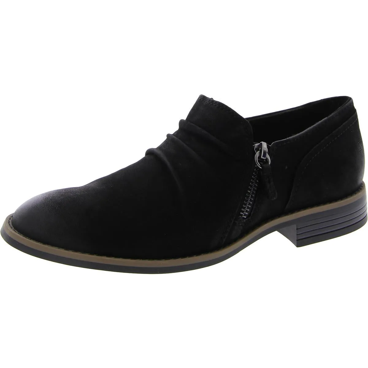 Camzin Pace Womens Nubuck Slip On Booties