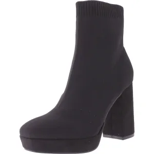 Candra Womens Block Heel Ankle Boots