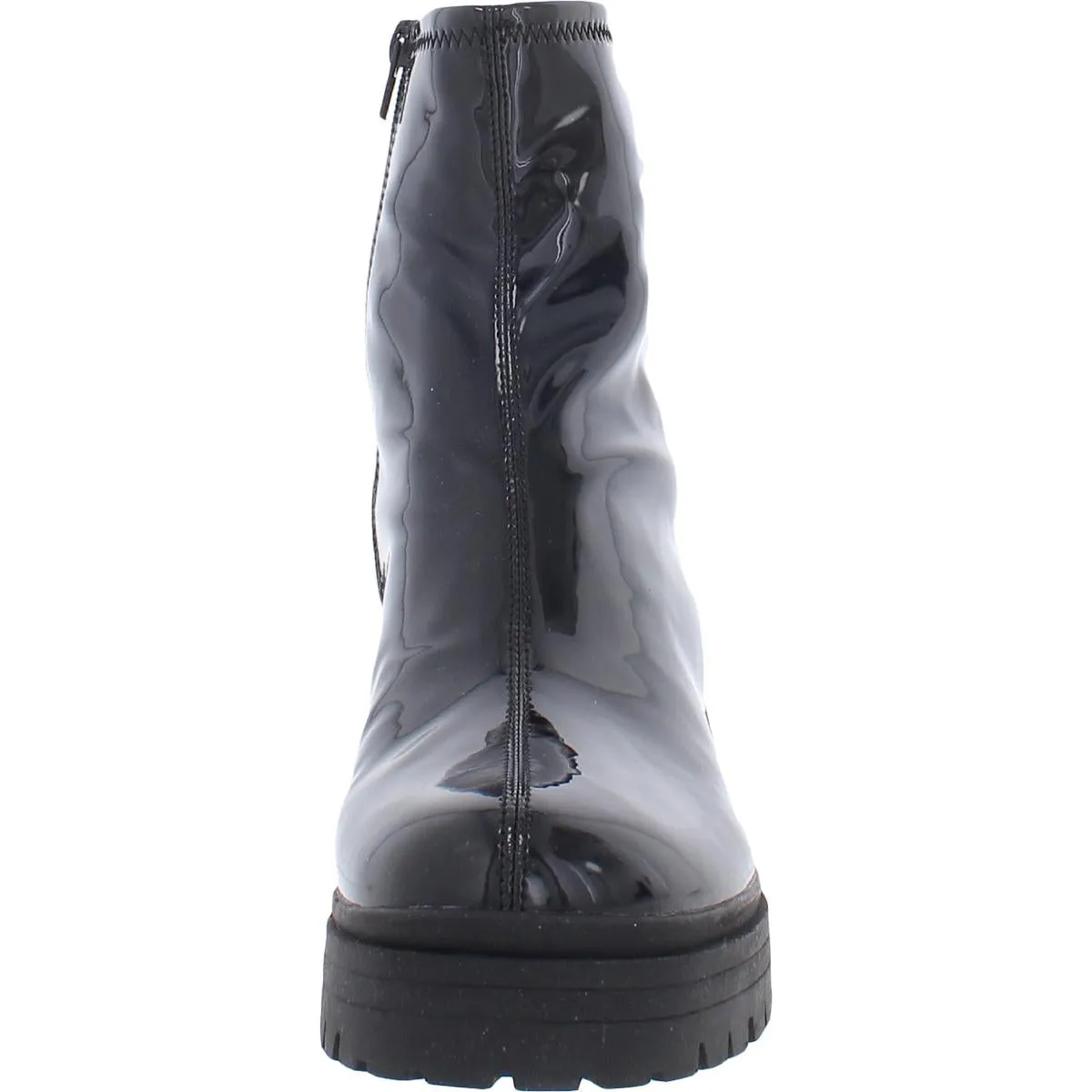 Cantor Womens Padded Insole Man Made Ankle Boots