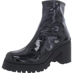 Cantor Womens Padded Insole Man Made Ankle Boots