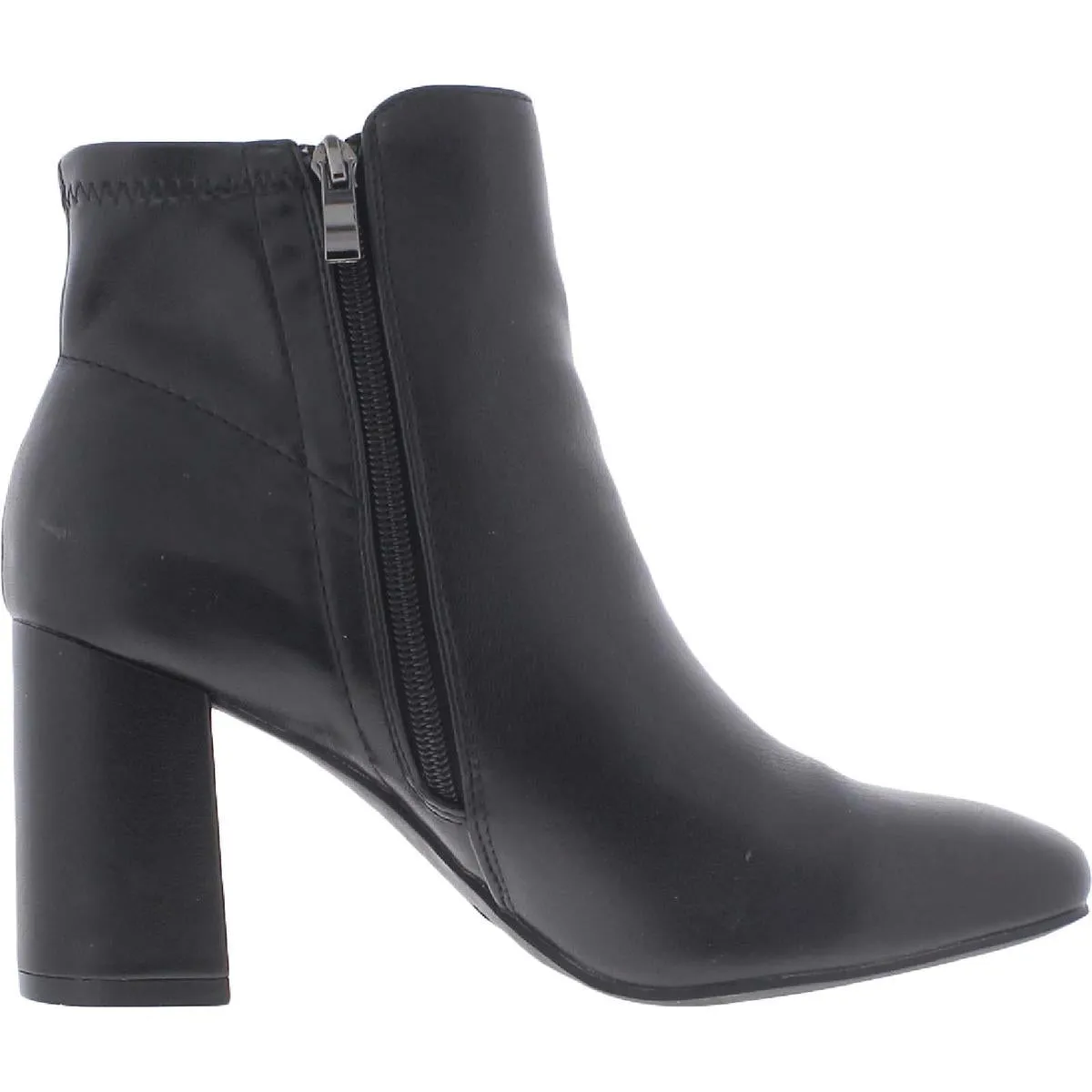 Carla Womens Zipper Heels Ankle Boots