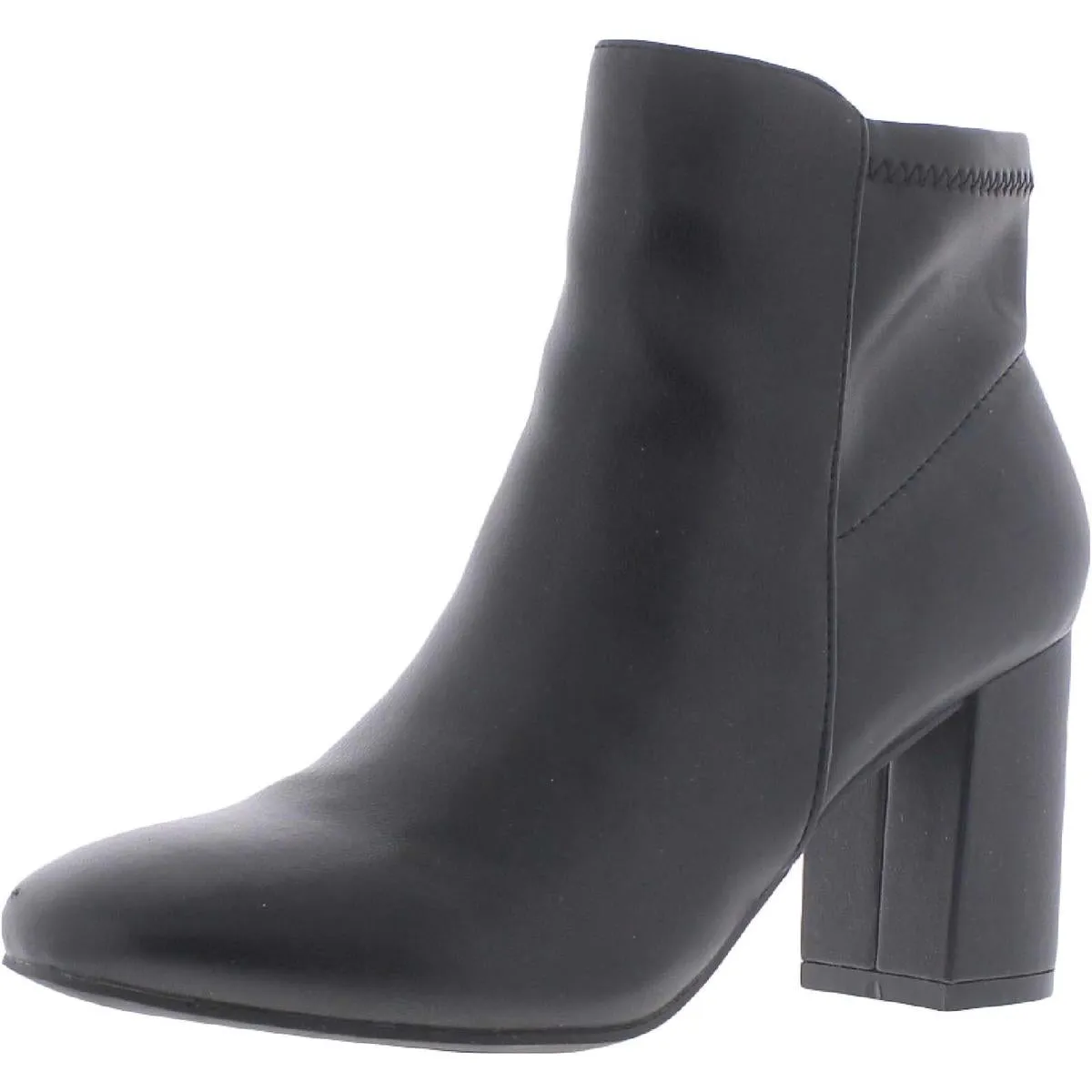 Carla Womens Zipper Heels Ankle Boots