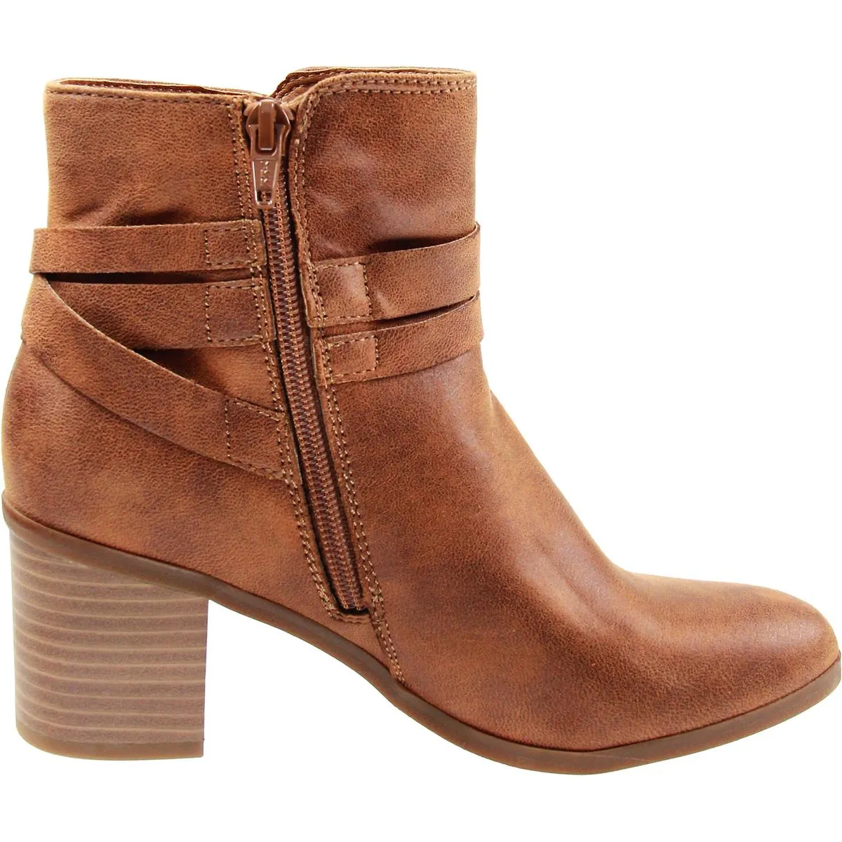 Carliee Womens Faux Suede Comfort Ankle Boots