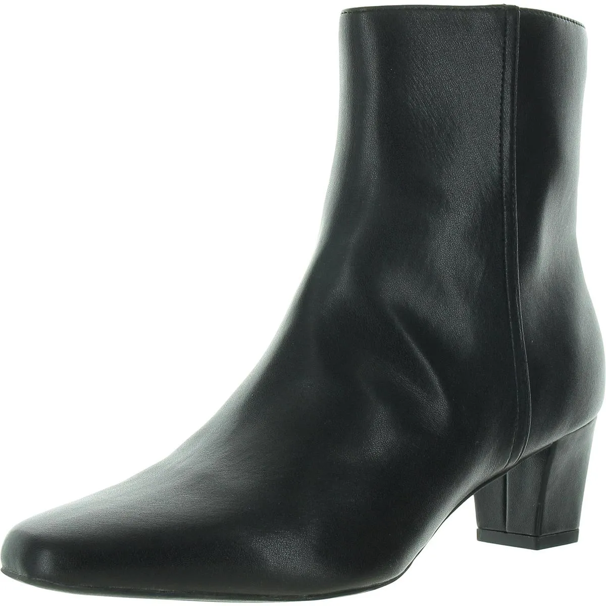 CARLIEE Womens Memory Foam Faux Leather Ankle Boots