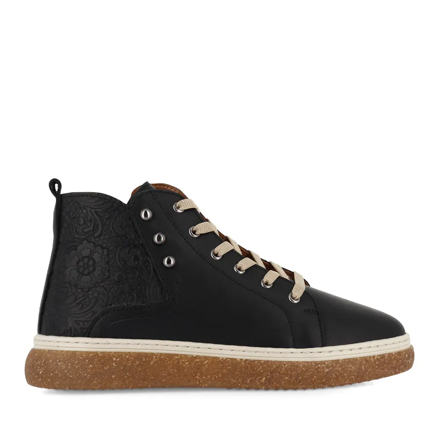 CARTER - BLACK LEATHER