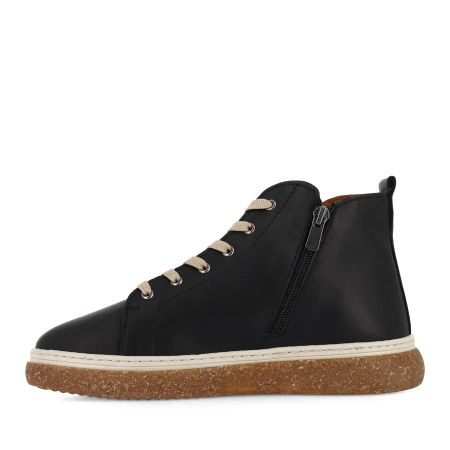 CARTER - BLACK LEATHER