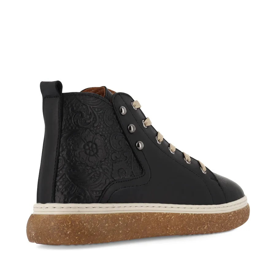 CARTER - BLACK LEATHER