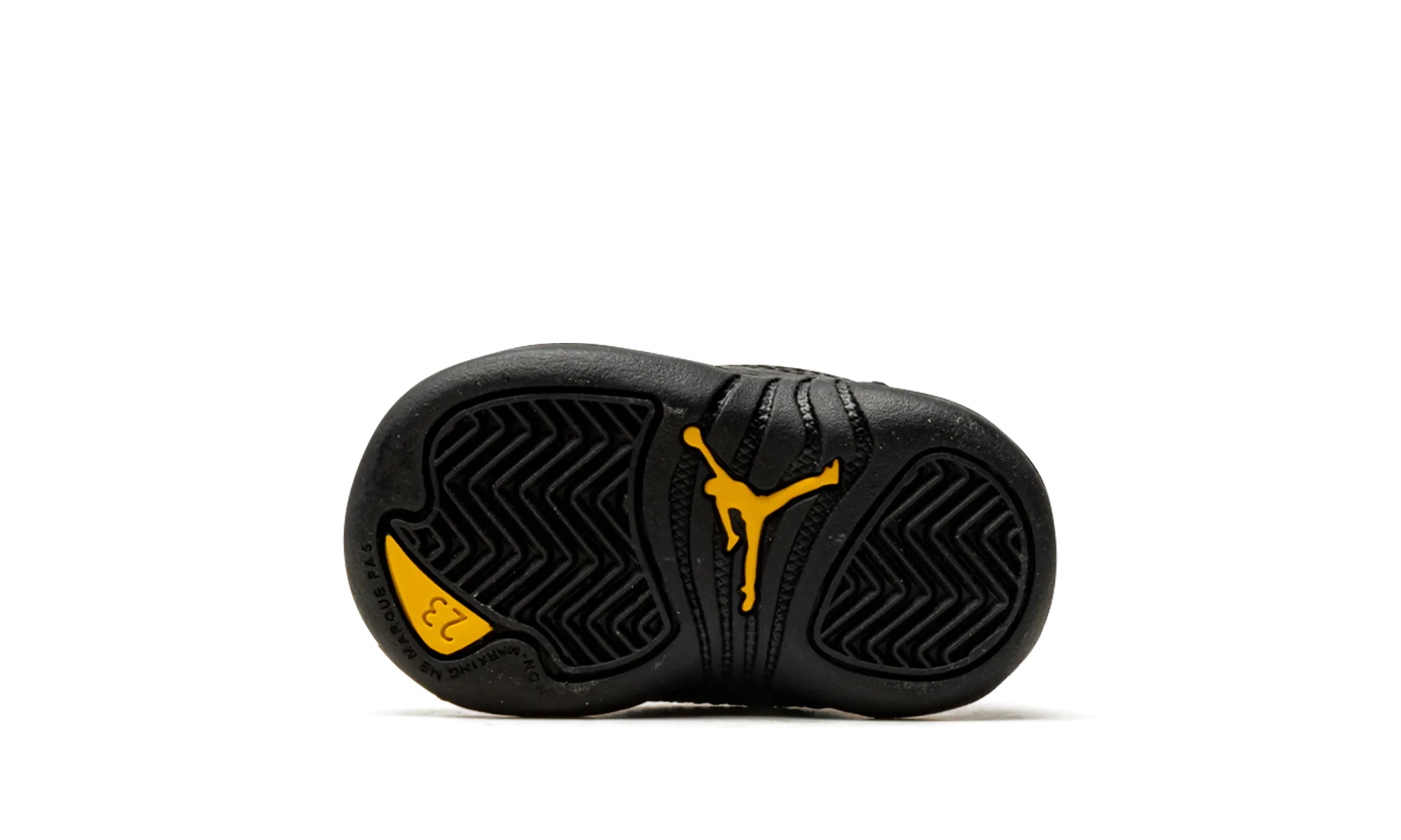 Air Jordan 12 TD "Black/Gold" Metallic Silver Clutch Purse