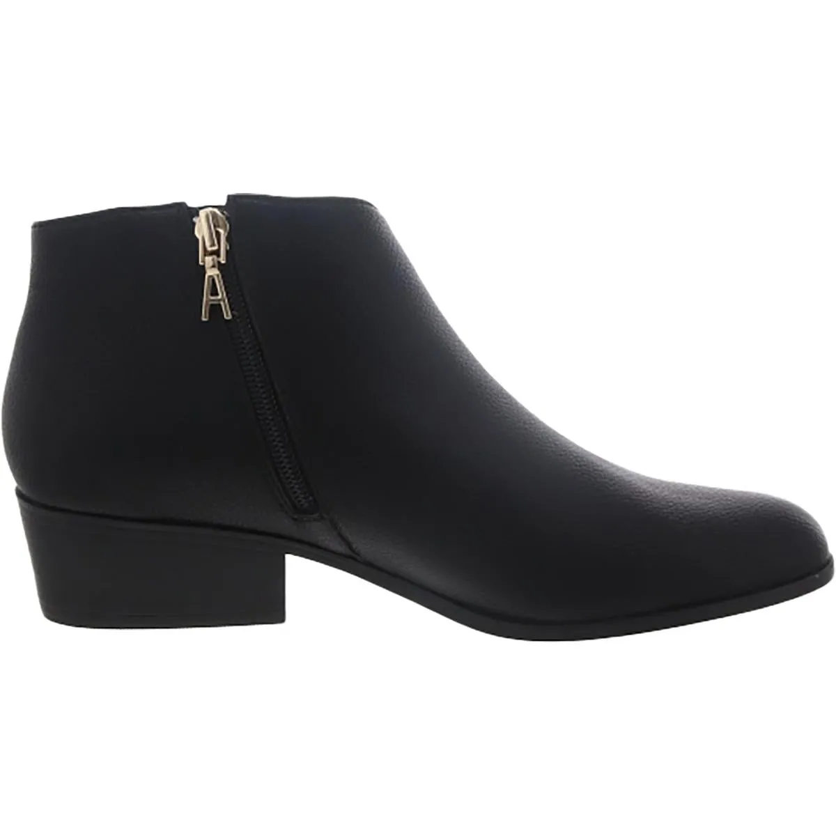 cayu Womens Faux Leather Asymmetric Ankle Boots