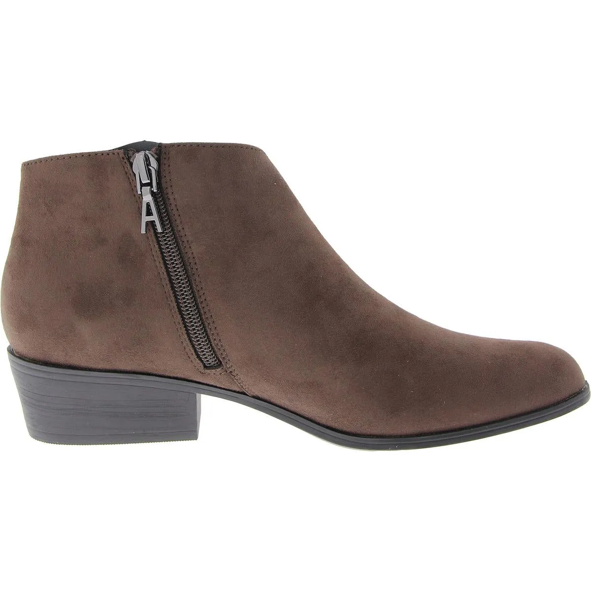 cayu Womens Faux Leather Asymmetric Ankle Boots