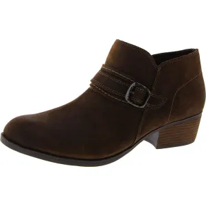 Charlten Bay Womens Suede Ankle Booties