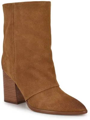 Chaye Womens Suede Solid Mid-Calf Boots