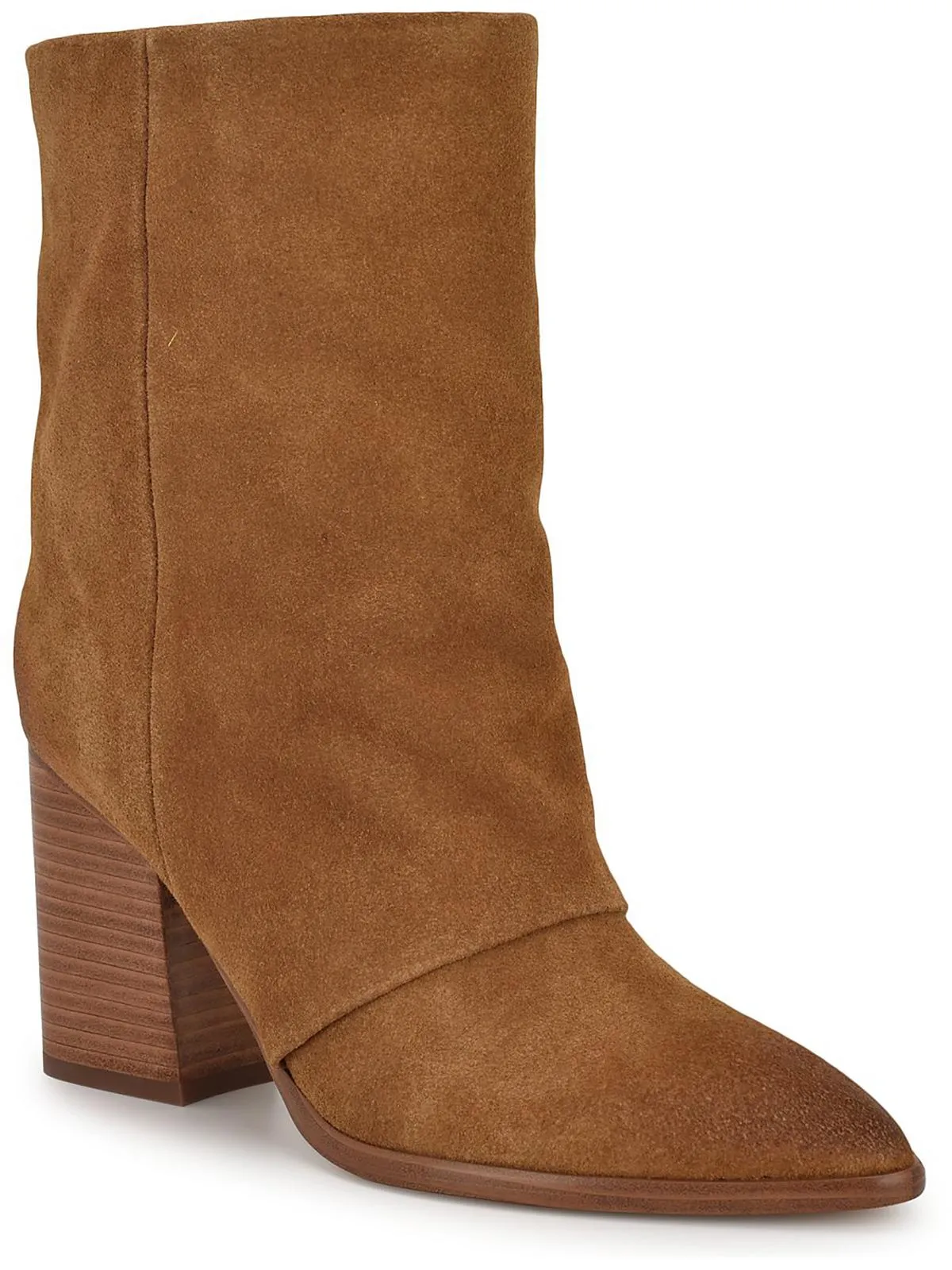 Chaye Womens Suede Solid Mid-Calf Boots