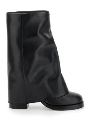 Chic Calf Leather Midcalf Boot